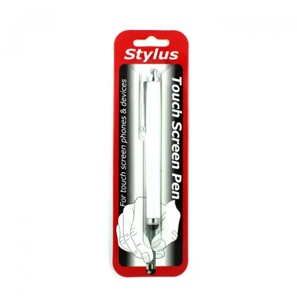Wholesale Sports Stylus Touch Pen (White)